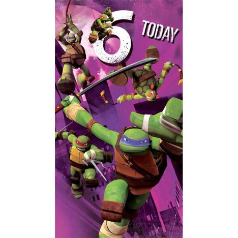 6 Today Teenage Mutant Ninja Turtles Birthday Card £2.15